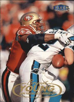 Bryant Young San Francisco 49ers 1998 Fleer Tradition NFL #35